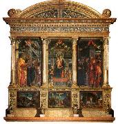 Andrea Mantegna San Zeno Altarpiece, oil painting on canvas